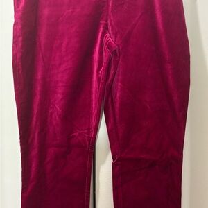 Ralph Lauren Velvet Pants in Deep Purple